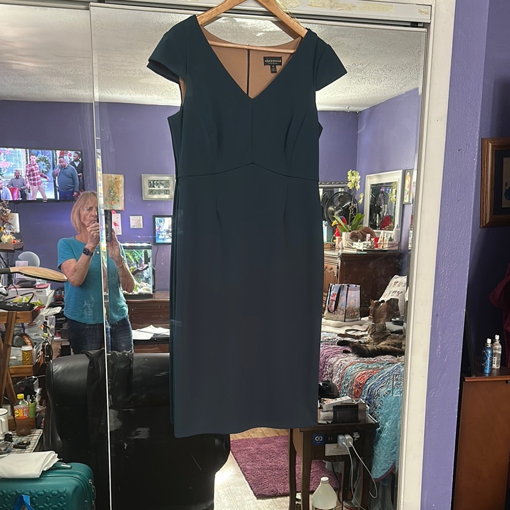 Elegant Teal Dress
